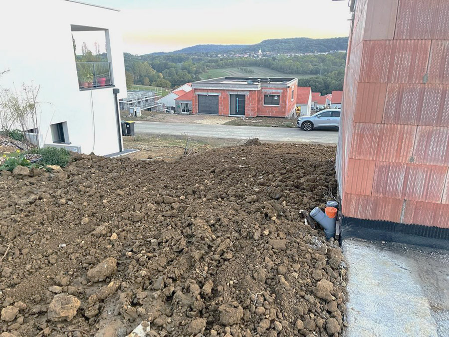 remblayage chantier saulny maisons géode