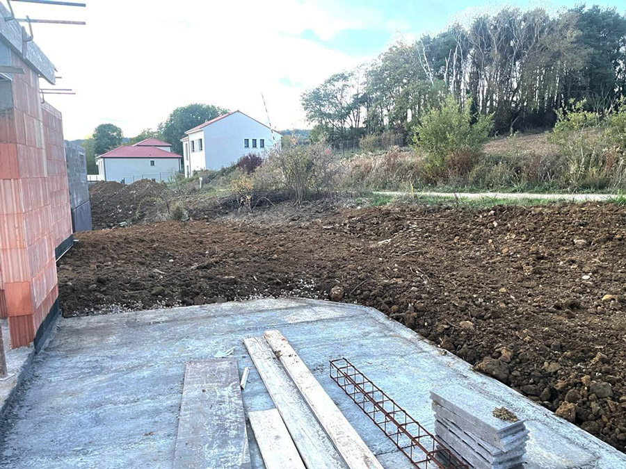 remblayage chantier saulny maisons géode