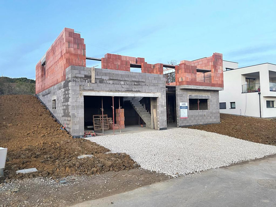 remblayage chantier saulny maisons géode